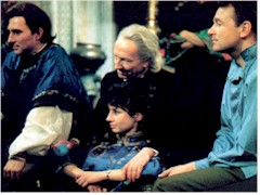 The travelers relax for a moment on their journey to Cathay.